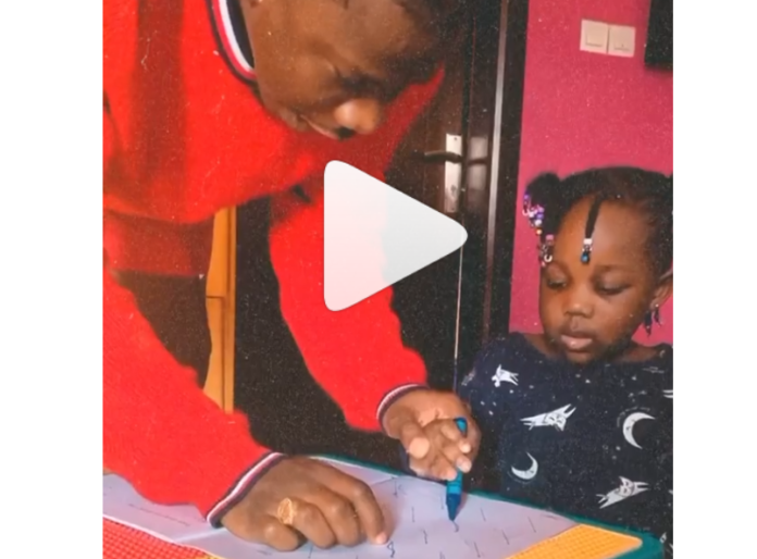 Stonebwoy and his daughter, Catherine-Jidula Stonebwoy and his daughter, Catherine-Jidula