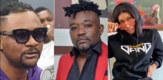 File photo: L-R: Mr Logic, Bullet and Wendy Shay