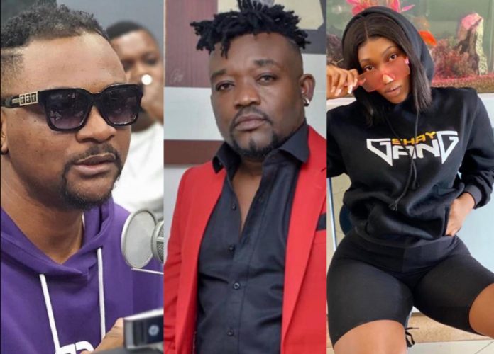 File photo: L-R: Mr Logic, Bullet and Wendy Shay File photo: L-R: Mr Logic, Bullet and Wendy Shay
