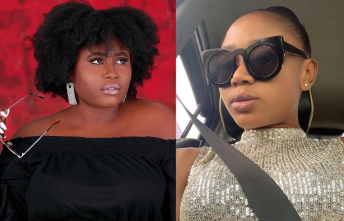 L-R: Lydia Forson and Akuapem Poloo L-R: Lydia Forson and Akuapem Poloo