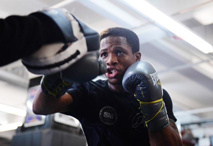 FILE — Duke Micah of Ghana works out at at Gleason’s Gym on December 04, 2019 in the Brooklyn borough of New York City. Emilee Chinn/Getty Images/AFP FILE — Duke Micah of Ghana works out at at Gleason’s Gym on December 04, 2019 in the Brooklyn borough of New York City. Emilee Chinn/Getty Images/AFP