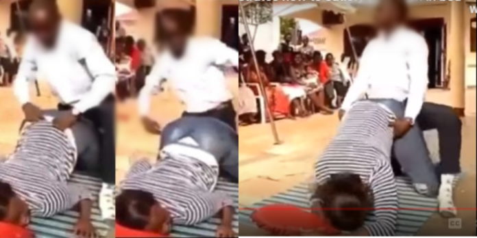 practicing doggie style in church