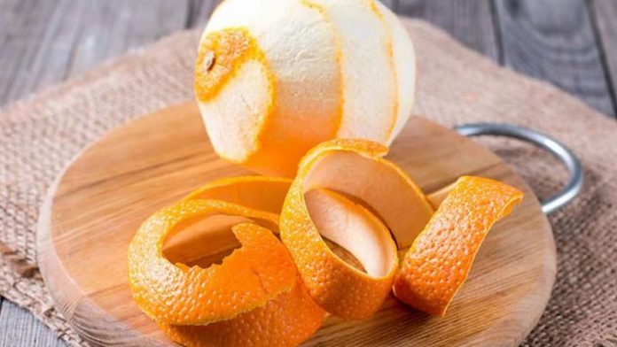 orange peels orange peels