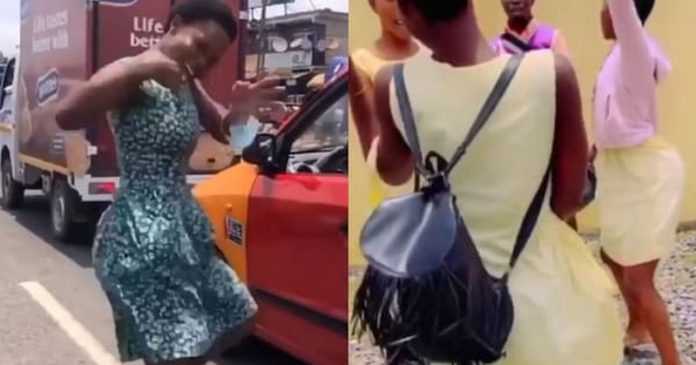 SHS students dance after finishing WASSCE SHS students dance after finishing WASSCE