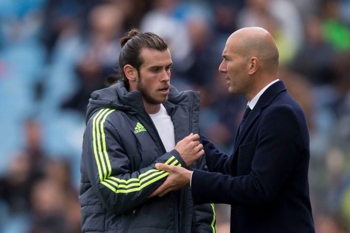 Gareth Bale and Zinedine Zidane Gareth Bale and Zinedine Zidane