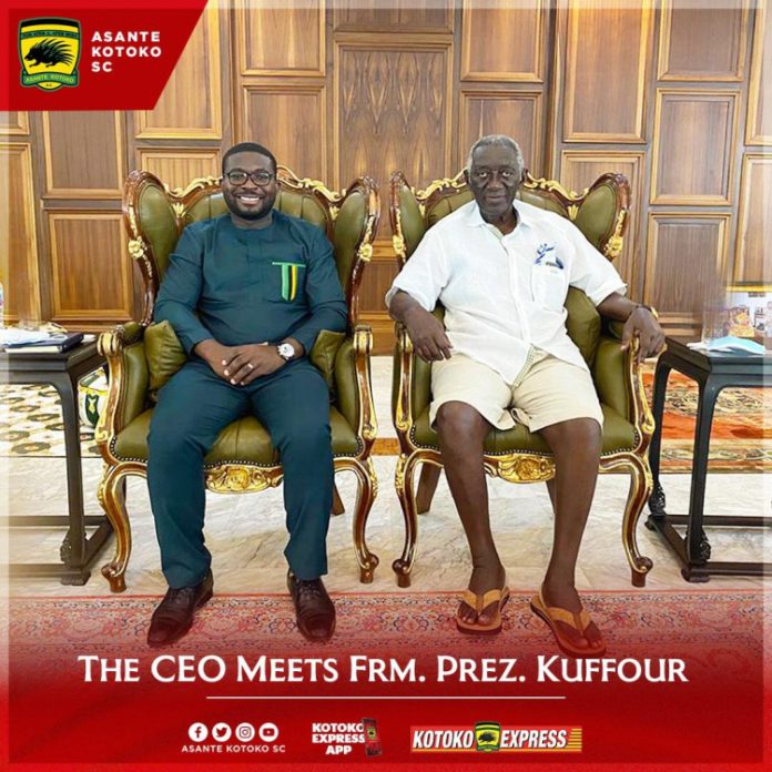 Asante Kotoko CEO and former President of the Republic of Ghana, John Agyekum Kuffour Asante Kotoko CEO and former President of the Republic of Ghana, John Agyekum Kuffour