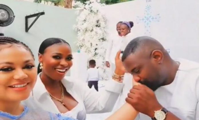 dumelo's wife and nadia buari