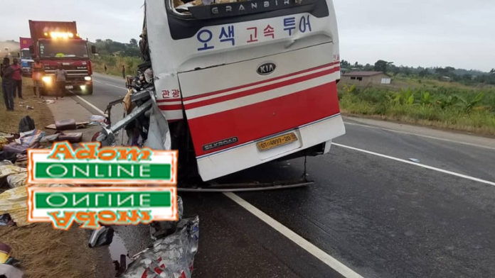 Accra-Kumasi road accident Accra-Kumasi road accident