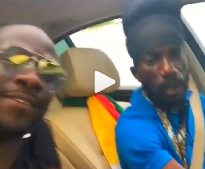 Okyeame Kwame and Sizzla Kalonji in Jamaica Okyeame Kwame and Sizzla Kalonji in Jamaica