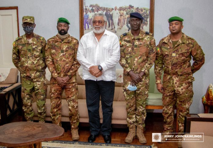 rawlings and malian leaders