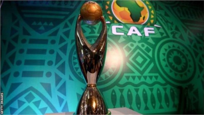 The African Champions League trophy The African Champions League trophy