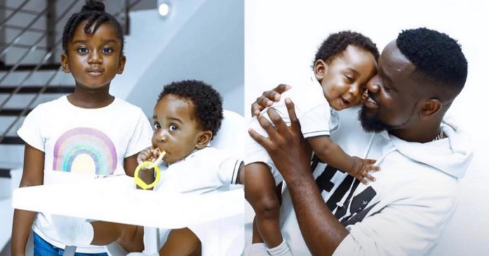 Sarkodie and Titi and MJ children Sarkodie and Titi and MJ children