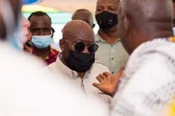 Kpone chief President Akufo-Addo was recently in the area to initiate the construction of a district hospital