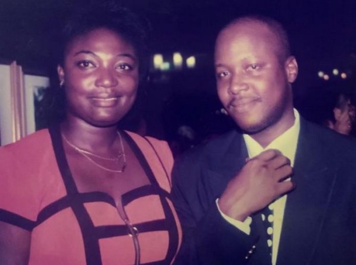 A throwback photo of Irene Opare and Kwami Sefa Kayi A throwback photo of Irene Opare and Kwami Sefa Kayi