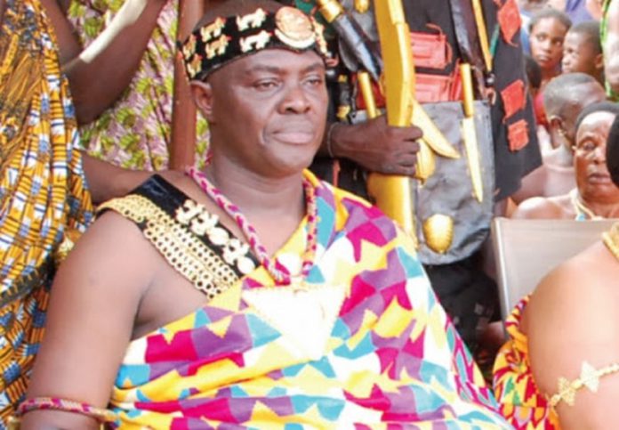 The Paramount Chief of Dormaa Traditional Council, Osagyefo Oseadeeyo Agyemang-Badu II The Paramount Chief of Dormaa Traditional Council, Osagyefo Oseadeeyo Agyemang-Badu II