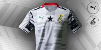 New Ghana Black Stars jersey