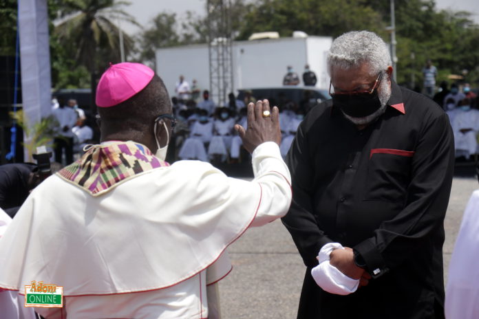 Former-President-Rawlings-tearfully-pays-last-respect-to-late-mother-177