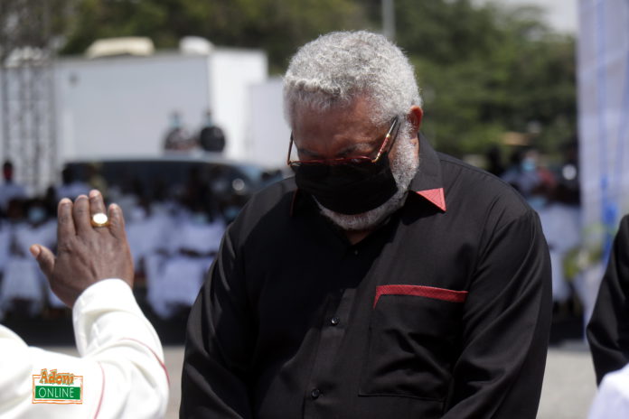 Former-President-Rawlings-tearfully-pays-last-respect-to-late-mother-179