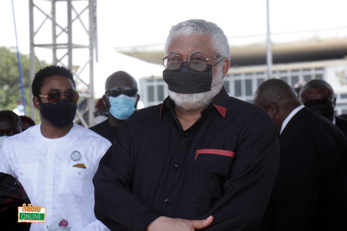 Former-President-Rawlings-tearfully-pays-last-respect-to-late-mother-237