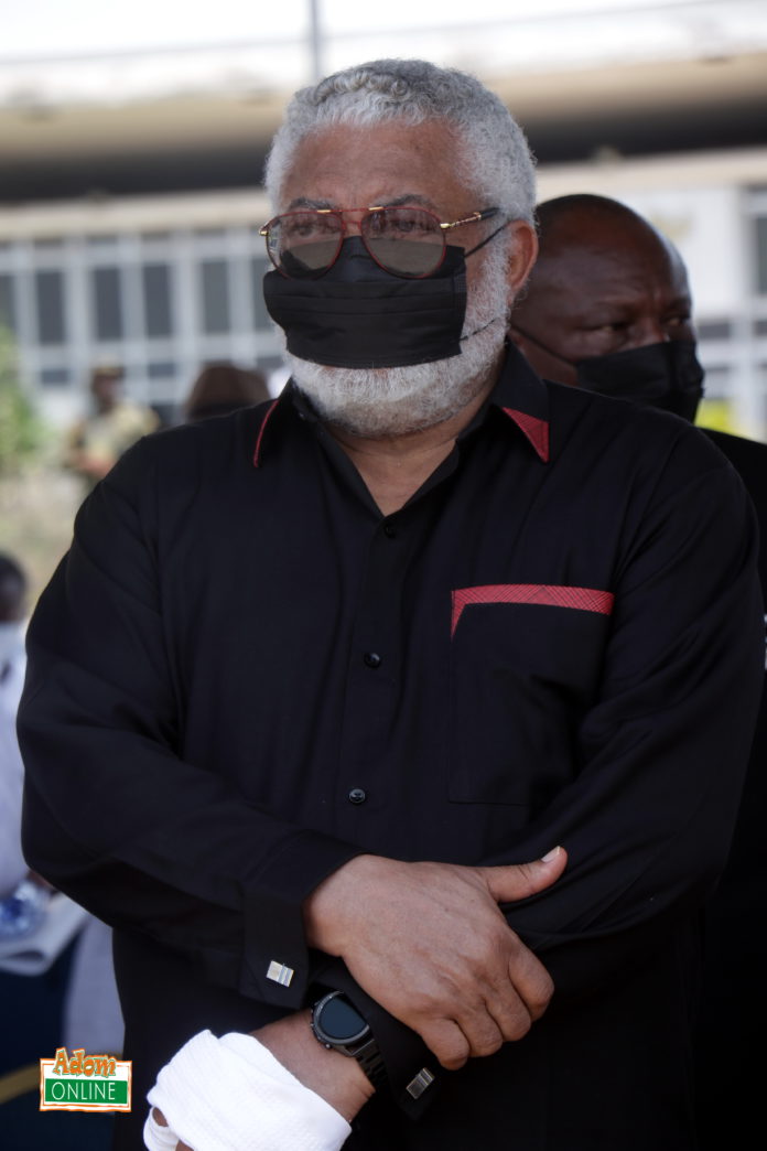 Former-President-Rawlings-tearfully-pays-last-respect-to-late-mother-242