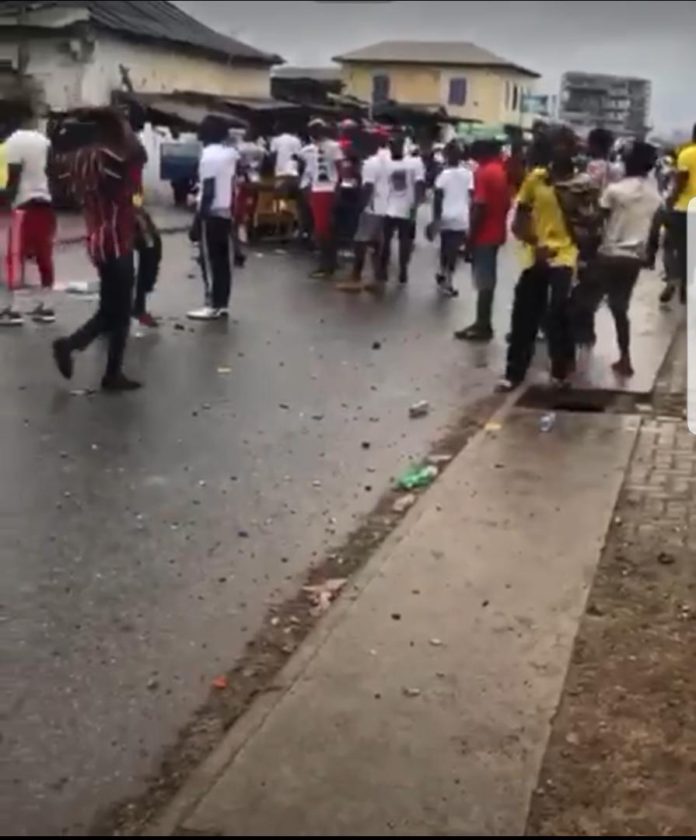 Odododiodoo NDC and NPP supporters in Jamestown clash after peace walk