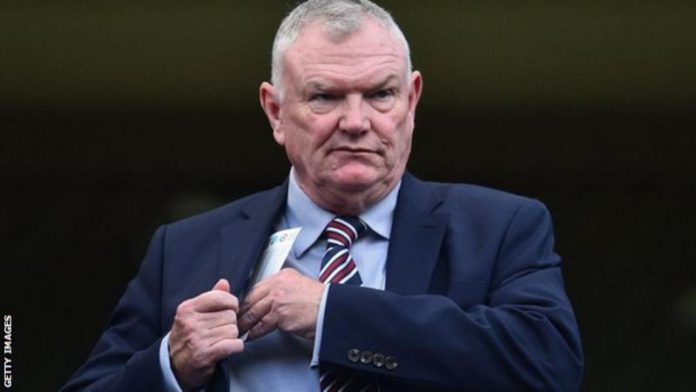 Clarke became Football Association chairman in August 2016 Clarke became Football Association chairman in August 2016