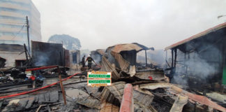 Odawna market fire outbreak