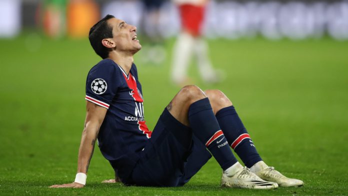 ANGEL DI MARIA OF PARIS SAINT-GERMAIN REACTS IMAGE CREDIT: GETTY IMAGES ANGEL DI MARIA OF PARIS SAINT-GERMAIN REACTS IMAGE CREDIT: GETTY IMAGES
