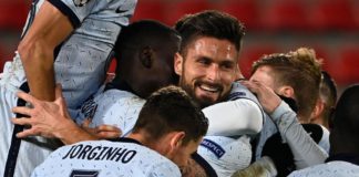 Olivier Giroud scored a late winner for Chelsea Image credit: Getty Images