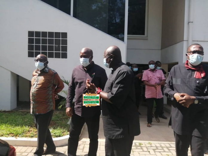 NDC visit Rawlings residence NDC visit Rawlings residence