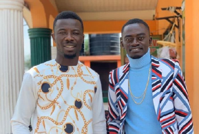Kumawood actors Lilwin and Kwaku Manu Kumawood actors Lilwin and Kwaku Manu