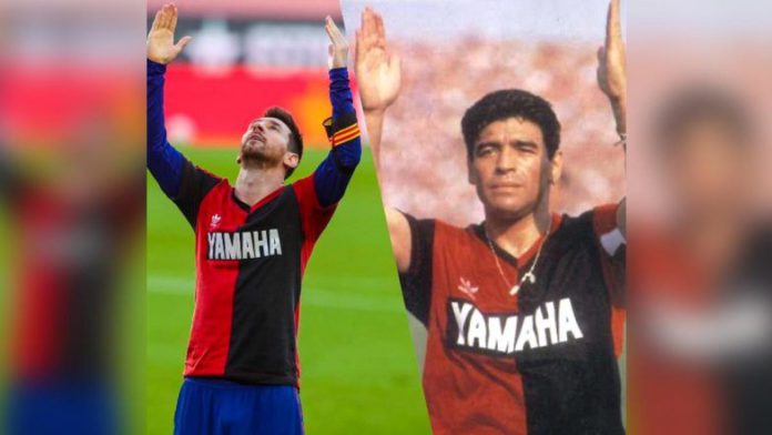 Lionel Messi and Diego Maradona Lionel Messi and Diego Maradona