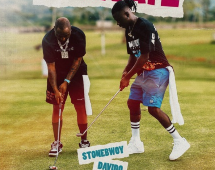 Davido and Stonebwoy's artwork for their "Activate" song Davido and Stonebwoy play golf together in Ghana