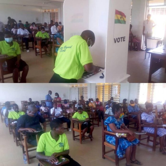 Ec training for visually impaired