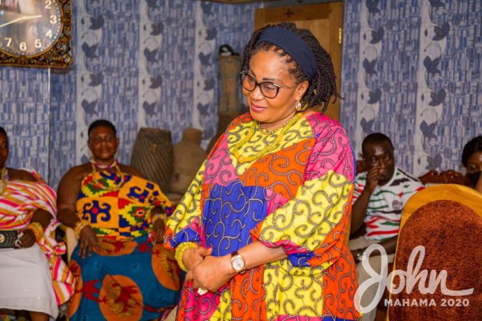 Lordina Mahama campaigns in Bono East Region Lordina Mahama campaigns in Bono East Region