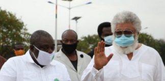 Koku Anyidoho and Rawlings