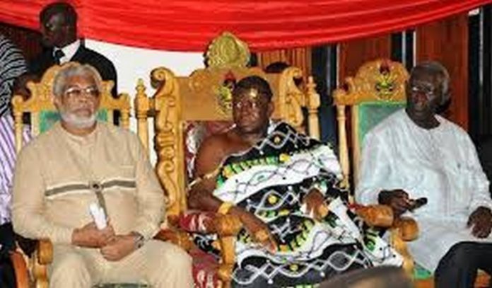 Otumfuo, Rawlings and Kufour Otumfuo, Rawlings and Kufour