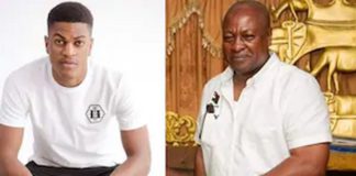 John Mahama and son Sharaf