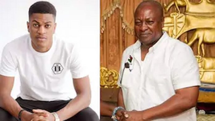 John Mahama and son Sharaf John Mahama and son Sharaf