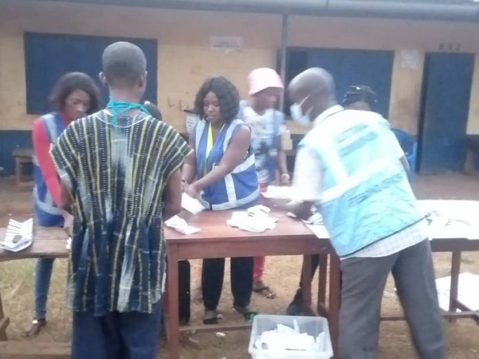 counting of ballots underway counting of ballots underway
