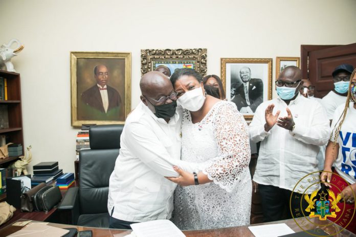 Nana Akufo-Addo and Rebecca Nana Akufo-Addo and Rebecca