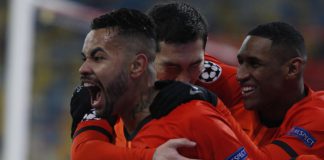 Shakhtar Donetsk celebrate scoring against Real Madrid Image credit: Getty Images