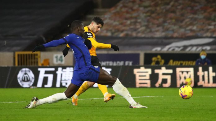 Pedro Neto fires home a late winner Image credit: Getty Images Pedro Neto fires home a late winner Image credit: Getty Images
