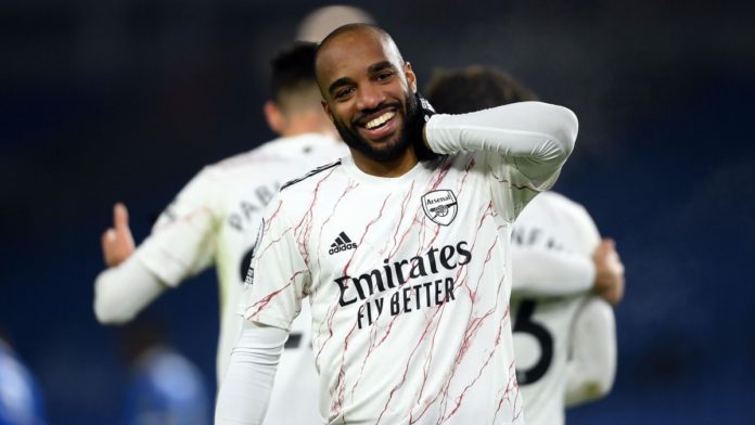 Alexandre Lacazette celebrates Image credit: Getty Images Alexandre Lacazette celebrates Image credit: Getty Images