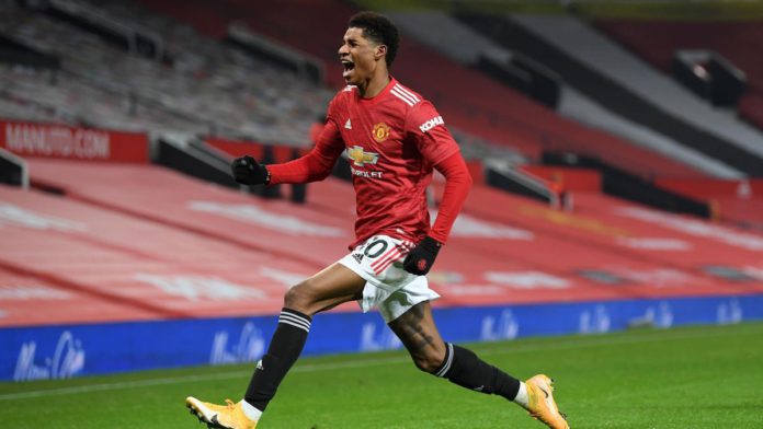 Marcus Rashford celebrates Image credit: Eurosport Marcus Rashford celebrates Image credit: Eurosport