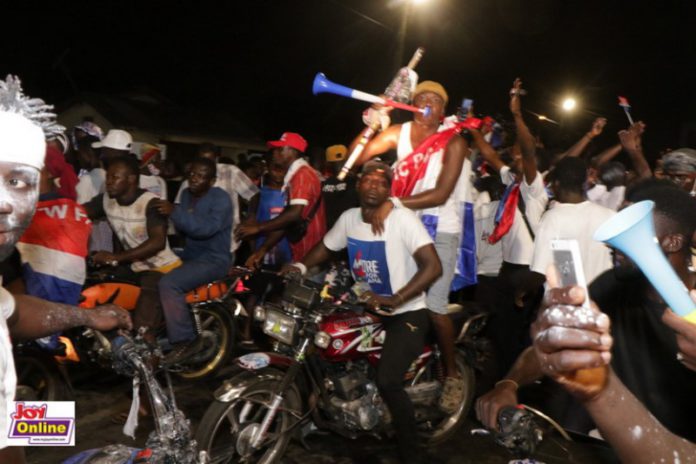 NPP supporters celebrate Akufo-Addo’s victory NPP supporters celebrate Akufo-Addo’s victory
