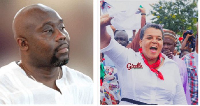MP for Awutu Senya West constituency, Nenyi George Andah and Gizella Tetteh–Agbotui MP for Awutu Senya West constituency, Nenyi George Andah and Gizella Tetteh–Agbotui