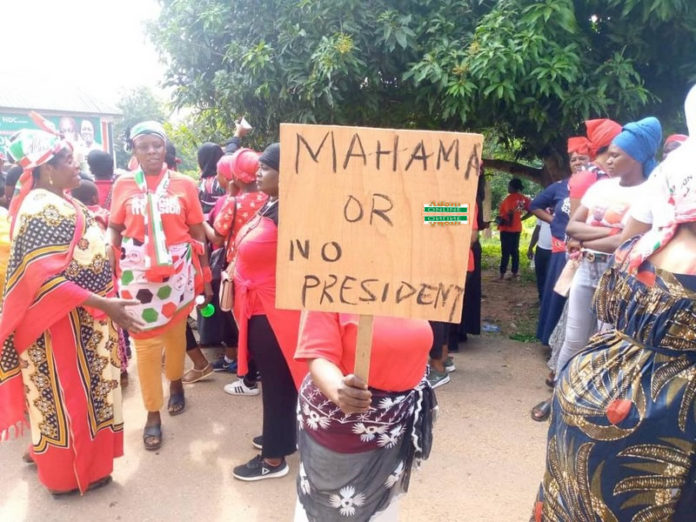 NDC women protest NDC women protest