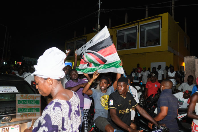 NDC supporters