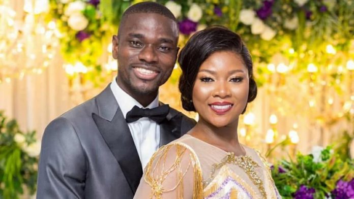 Jonathan Mensah and wife Jonathan Mensah and wife